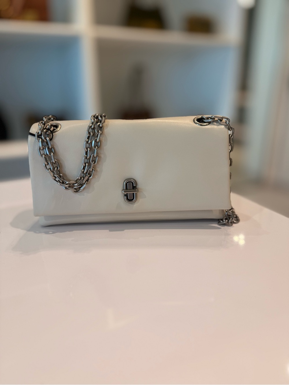 NWT Marc Jacobs the dual chain mini bag - cloud white